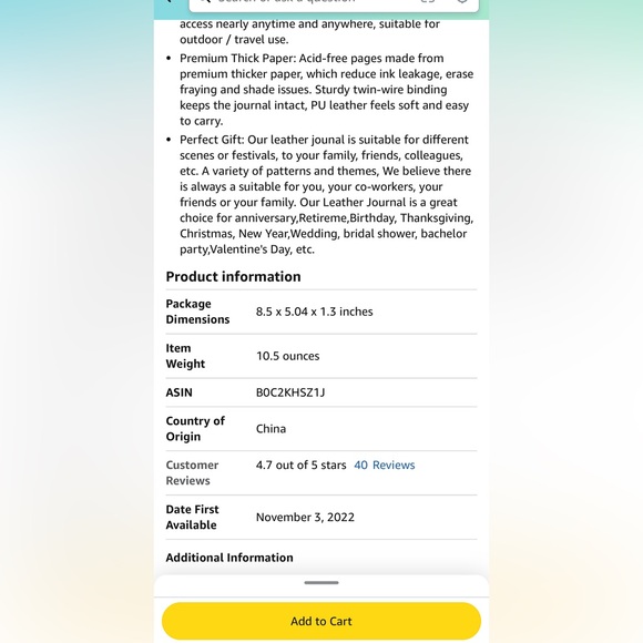 Leather Journal with inspirational Bible verse and band closure. ❤️❤️❤️ - Picture 11 of 11